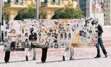 Patrick Jones: Graffiti Wall on the move