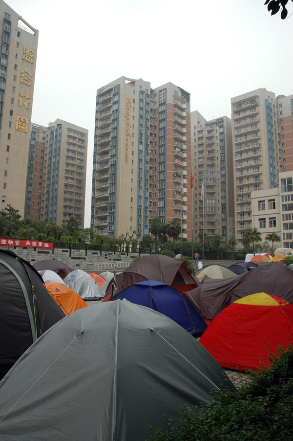 Chengdu, post-earthquake. Photo by James Stuart.